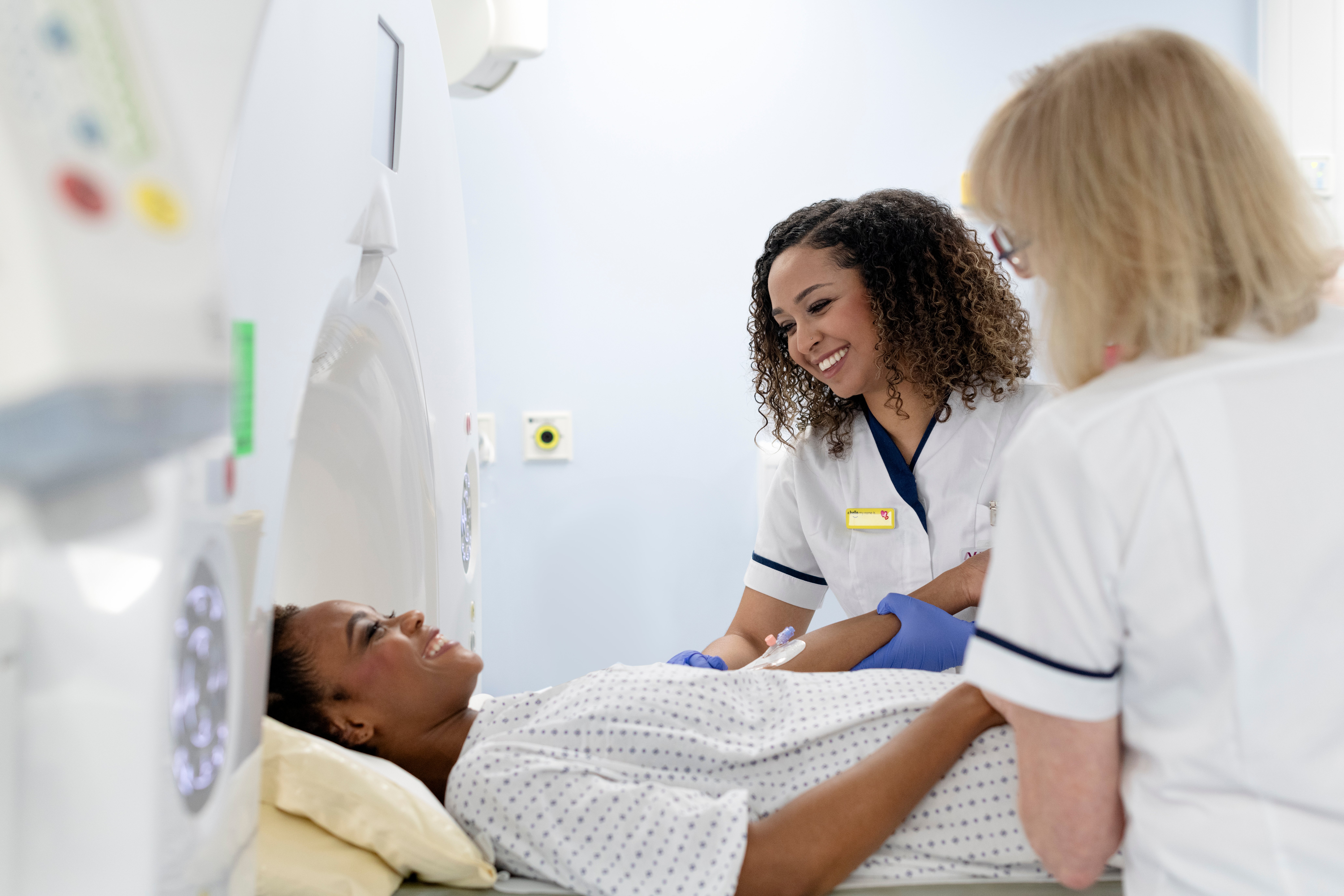 women having a scan