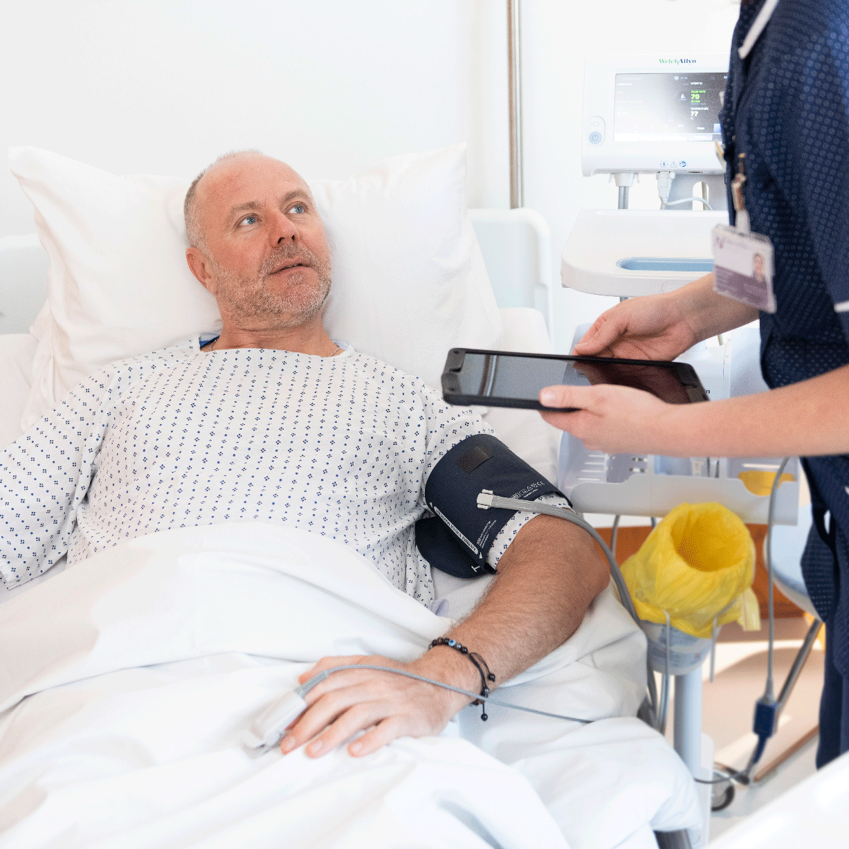 Patient on the ward